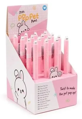 Image de Stylo à bille Lapin (16 pièces) - Puckator