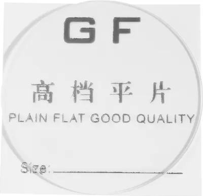 Produktbild von Mineralglas für Uhren, flach, Stärke 1,5 mm, Ø 27 mm - 42 mm