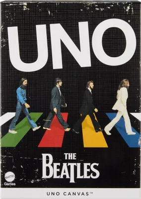 Obrázok produktu pre Mattel UNO The Beatles Kartenspiel alle Sprachen Musik Edition pre 2–10 hráčov od 7 rokov