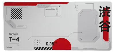 Immagine prodotto di Trust GXT 759 XXL Tappetino per mouse per gioco da computer Nero, Grigio, Rosso, Bianco