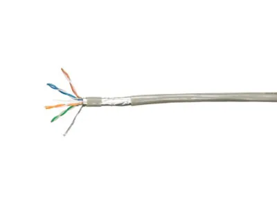 Produktbild von Equip Instal.Kab Cat5e      F/UTP  4P24 100.00m    grau  PVC