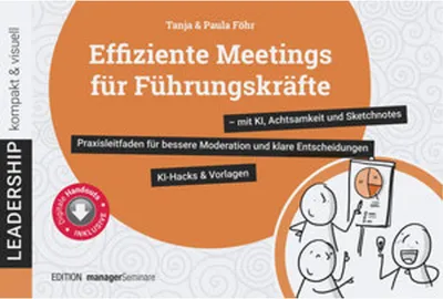 Obrázek produktu pro Effiziente Meetings für Führungskräfte - mit KI, Achtsamkeit und Sketchnotes