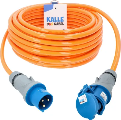 Produktbild von Kalle Verlängerungskabel CEE 230V 32A 4,0mm² Extreme Signal Orange IP44 40 Meter