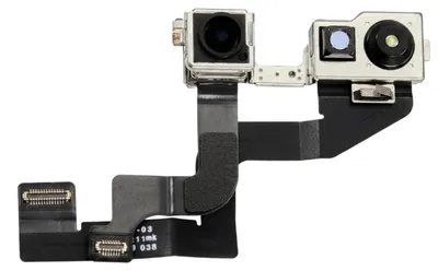 Zdjęcie produktu dla Clappio, zamienny przedni aparat 12 MP do iPhone'a 17e, kolor czarny