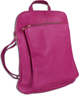 Image de Toscanto Backpacks Sac à dos de ville fuchsia, rose Cuir OTT610RP