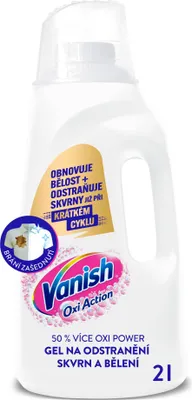 Zdjęcie produktu dla VANISH Oxi Action Żel do wybielania i usuwania plam 2 litry