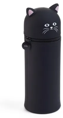 Imagen del producto de Back2Fun: Estuche para bolígrafos 2 en 1, extensible, hecho de silicona suave, con cremallera
