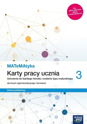 Zdjęcie produktu dla MATeMAtyka 3 Karty pracy ucznia Zakres podstawowy