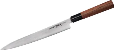 Immagine prodotto di Coltello Samura OKINAWA 9,4" Yanagiba - Coltello da cucina in acciaio giapponese di con lama a un'estremità per affettare con precisione e prestazioni culinarie di alto livello