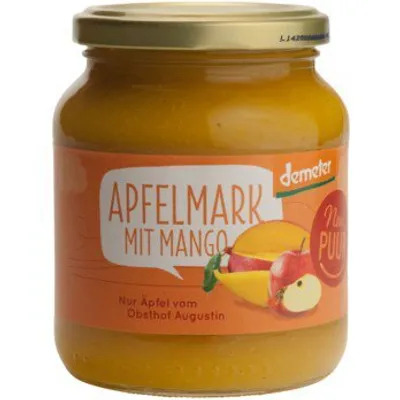 Produktbild von Apfelmark ungesüßt mit Mango 360g
