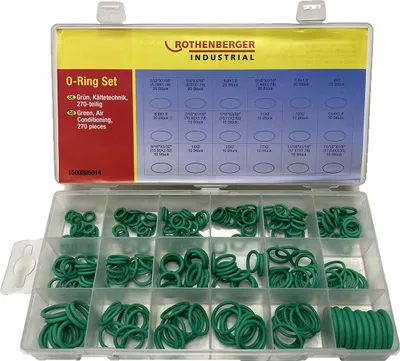 Immagine prodotto di ROTHENBERGER Set di O-ring industriali - Refrigerazione 270 pezzi - 1500005014