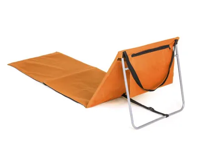 Produktbild von GLÜCKLICHES GRÜN Unterlage Strand AUSTIN mit Stahl Konstruktion, 150 x 54 cm, Orange