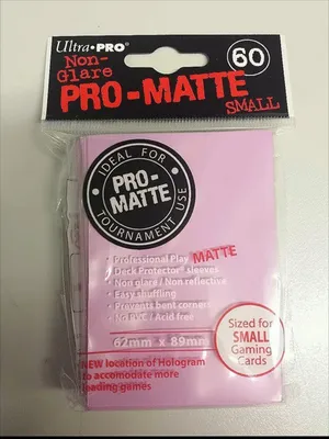 Produktbild von Ultra Pro Small Pro Matte Kartenhüllen 60 Einheiten Durchsichtig Durchsichtig One Size