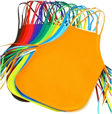 Produktbild von Sonstige Schutzkleidung Kinderschürzen 12 Stück, Wasserdichtes Material, 33 x 48 cm, Wiederverwendbar, für