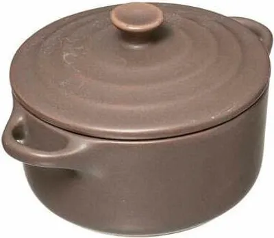 Obrázek produktu pro Kulatá zapékací mísa taupe 10 cm