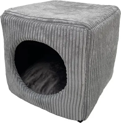 Produktbild von Lebon Katzenhöhle Cubo 40 x 40 cm silber