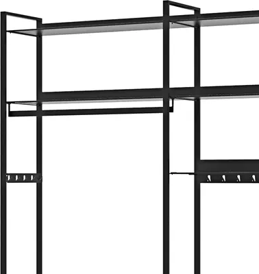 Produktbild von Kesseböhmer YouK Garderobenstange 600 mm schwarz