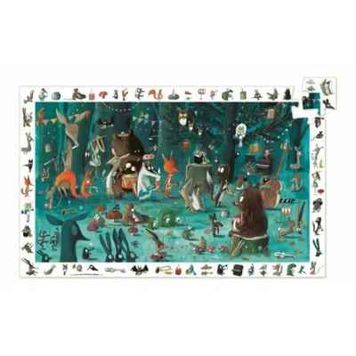 Image de DJECO Puzzle Observation : Orchestre de la forêt 35 pièces