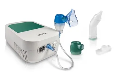 Obrázek produktu pro Omron DuoBaby Kompresorový Nebulizátor s Aspirátorem - Zdraví a Pohodlí pro Vaše Dítě