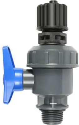 Produktbild von GT Kugelhahn 1/2" mit Schlauchverschraubung SA 8x12mm IDxAD Messwasseranschluss mit 63 mm ABS