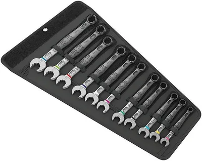 Produktbild von Wera 6003 Joker 11 Set 1 Ringmaulschlüssel Maulschlüssel 05020231001 11 teilig