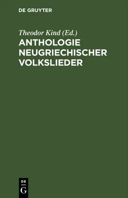 Produktbild von Anthologie neugriechischer Volkslieder