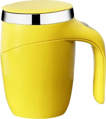 Produktbild von Selbstrührende Kaffeetasse, 380 ml, automatischer Magnetrührbecher, Kaffeebecher aus Edelstahl, wiederaufladbar, selbstmischende Becher für Zuhause, Büro, Schule, Reisen