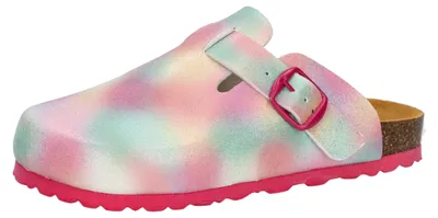 Produktbild von Bioline Clog Kids Größe 33, Synthetik, mit Kork-Kautschuk-Fußbett, pflegeleicht