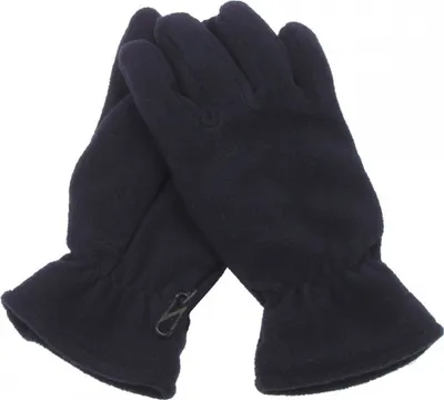 Produktbild von MFH Fleece-Fingerhandschuhe, schwarz, gefüttert - S