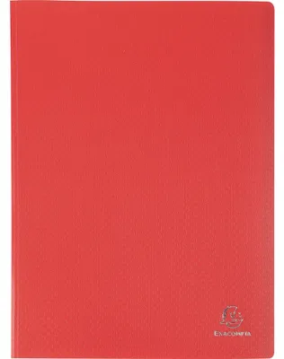 Zdjęcie produktu dla Exacompta Sichtmappe 8825E A4 PP 20Hüllen rot