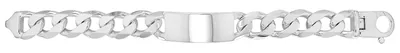 Produktbild von Modisches 925 Sterling Silber Herren - Identifikationsarmband - 22cm*17mm, 106 Gramm; TRS25411