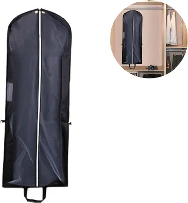 Produktbild von Kleidersack Abdeckungen für Lagerung und Reise,180cm Anti-Motten-Schutz, faltbar Atmungsaktiver für Kleid Tanzkostüme Anzüge Kleider Mäntel