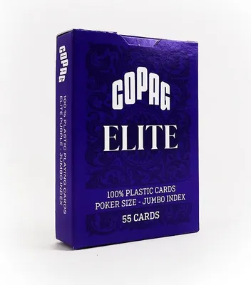 Image de Jeu de cartes COPAG Elite Jumbo Face, un seul jeu, violet