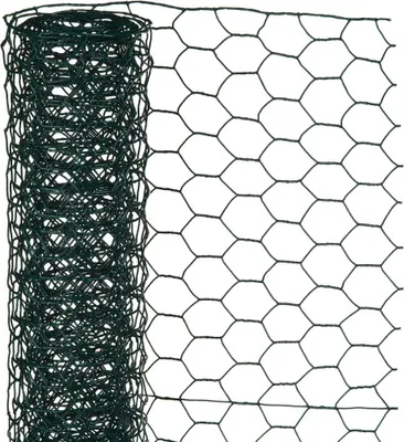 Produktbild von Nature Sechseckgeflecht 1x5 m 13 mm Kunststoffbeschichteter Stahl Grün