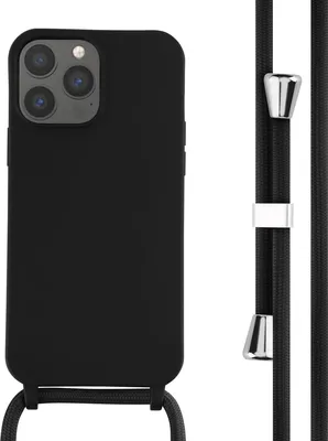 Obrázok produktu pre imoshion Silikónové puzdro s káblom pre Apple iPhone 13 Pro Max - Čierne
