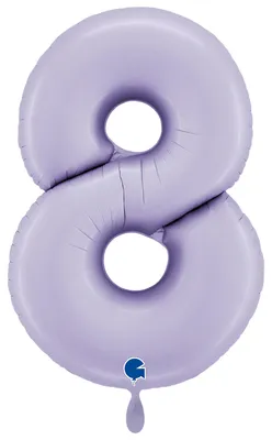 Immagine prodotto di Palloncino gigante in foil 40"/102 cm | Satin Lilac Numero: 8