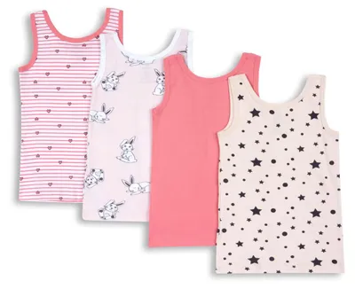 Productafbeelding van Chicco meisjesonderhemden, set van 4