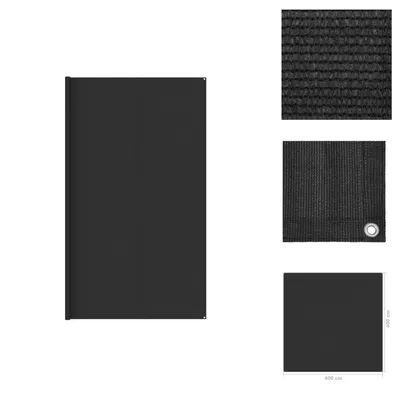 Zdjęcie produktu dla vidaXL Dywan namiotowy 400x400 cm antracytowy - Akcesoria namiotowe