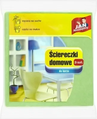 Zdjęcie produktu dla Jan Niezbędny Ściereczki domowe do kurzu 3szt
