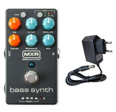 Zdjęcie produktu dla Efekt MXR MB301 – pedał syntezatora basowego z zasilaczem