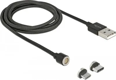 Immagine prodotto di DeLOCK 85723 cavo USB 1,1 m USB 2.0 USB A USB C/Micro-USB B Nero
