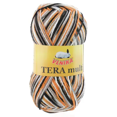 100g Strickgarn Häkelgarn TERA MULTI, Farbwahl - mehrfarbig bunt Farbverlauf