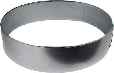 Produktbild von Jardinion 8m Rasenkanten, Pflanzring, Beeteinfassung aus Metall Höhe 20cm Silber, Umrandung Gartenbeet, Blumenbeet oder Kiesbeet