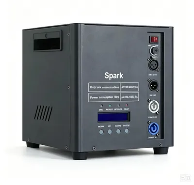 Produktbild von Kaltfunkenmaschine - Bühneneffekt - 700 W - DMX512 - Fernbedienung - 1 Stück - 90–240 V - Für Hochzeit und Party