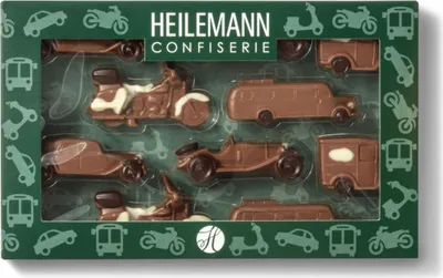 Produktbild von Heilemann Schoko-Deko-Set Oldtimer, 100g
