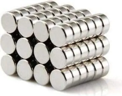 Produktbild von Neodym Magnete   Starke Super Magnete Scheibe 6x3 mm 5 Stück Glas-Magnetboards, Magnettafel, Whiteboard, Tafel, Pinnwand, Kühlschrank