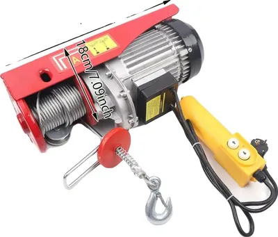 Zdjęcie produktu dla Wciągarka elektryczna, udźwig 800 kg, wciągarka dwubiegowa, jak pokazano na rysunku