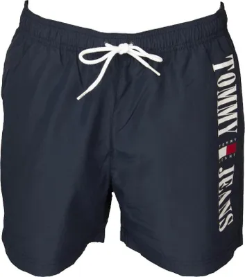 Produktbild von Herren Sea Boxer TOMMY HILFIGER Bademode Pool mit elastischem Bund und externem Kordelzug Artikel UM0UM02954 MEDIUM DRAWSTRING, S, Poliestere 100%