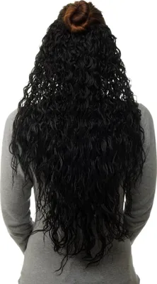 Produktbild von WIG ME UP Haarteil Halbperücke 7 Clips Locken Schwarz H9311-1B
