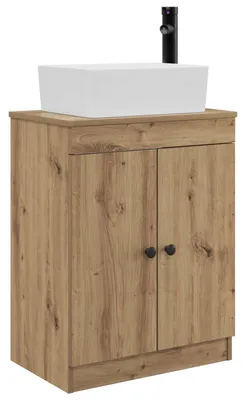 Obrázok produktu pre vidaXL Kúpeľňová skrinka s umývadlom Artisan – dub 54 x 35 x 83 cm